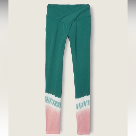 PINK Victoria's Secret Pants - Victoria's Secret PINK Tie-Dye High Waist Full Length V Crossover Legging